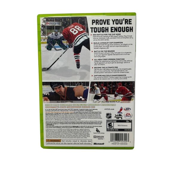 NHL ESPN 2K7 EA Sports 2010 2011 2014 Microsoft XBox 360 Game Lot Hockey Tested - Picture 6 of 13